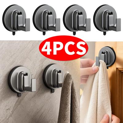 Strong Vacuum Suction Cup Hooks Wall Organizer Hook Key Cloth Hanger Hook Bathroom Robe Towel Holder Rack Clothes Hanger Hook