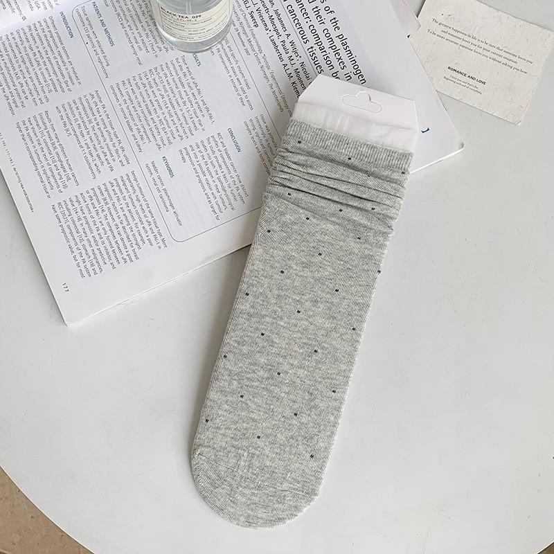 Jk Japanese Zhuji Socks Female Summer Thin Ice Silk Cool Breathable Boneless Ice Ice Socks In The Tube Month Pile Socks