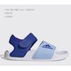 Adidas Adilette Slip Resistant Abrasion Resistant Sandal Blue White Kids' H06444