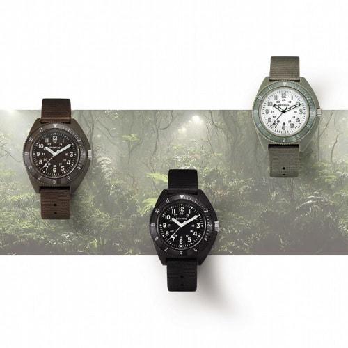 Benrus Men's Green Watch TYPE3-SAGE-WHITE