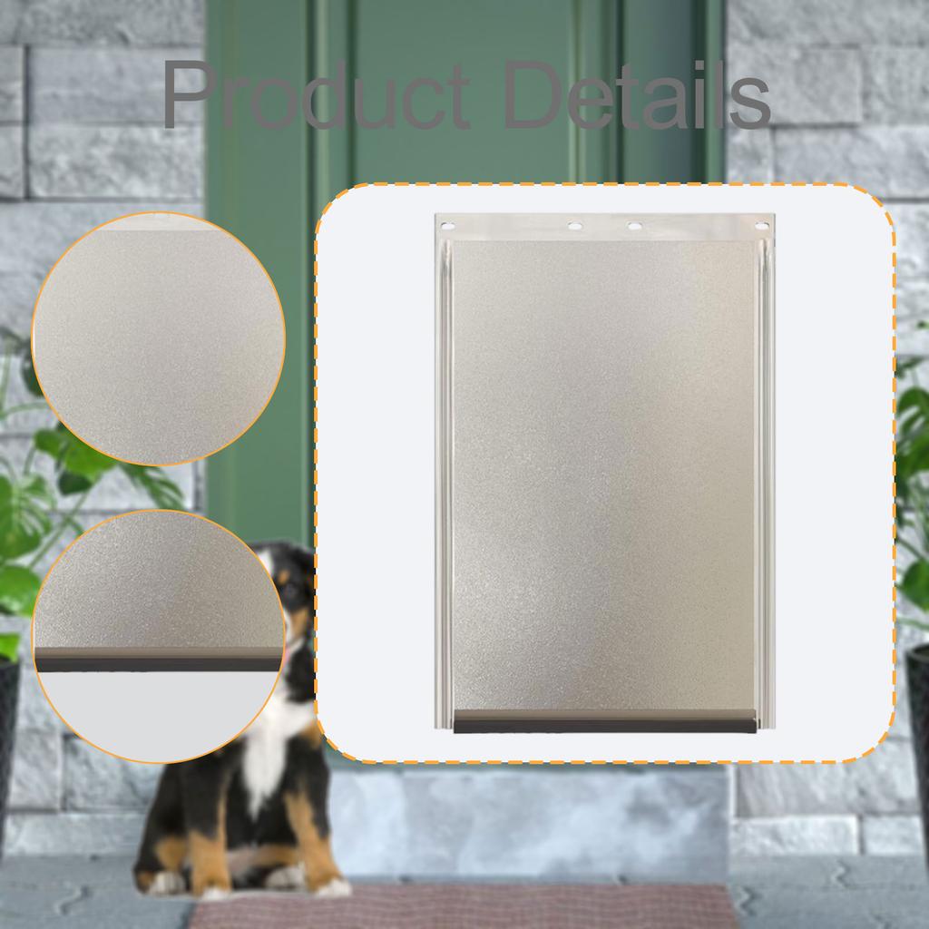 Dog Door Replacement Flap Portable Puppy Cats Kitten Door Flap Strong Bearing TPU Pet Folding Door Pet Supplies