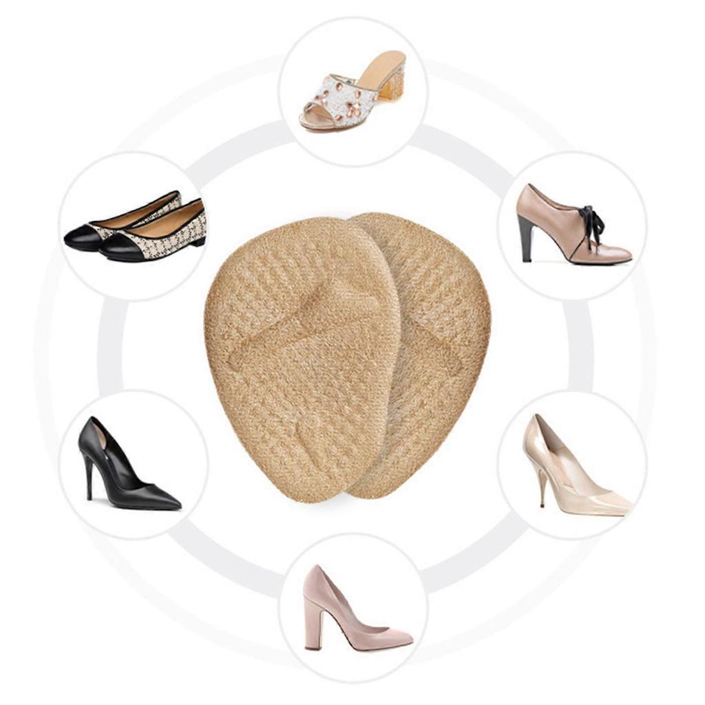 High Heel Gel Inserts Pad Set with 2 Forefoot Cushion Pad 2 Back of Heel Support Pad for Women High Heel Cushion Inserts Transparent