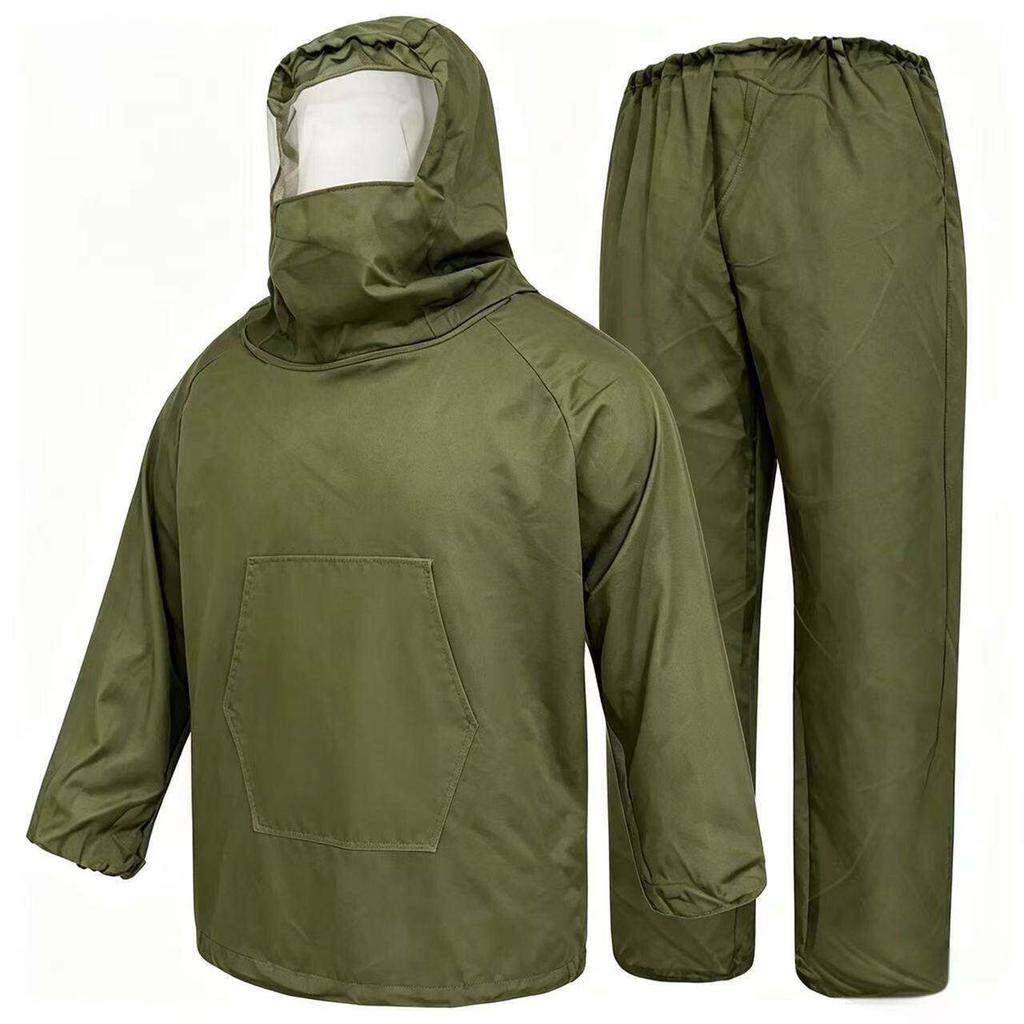 Mesh Insect Protection Suit with Hood and Full Coverage for Outdoor Hiking Camping Fishing Lightweight Breathable Insect Shield Outfit