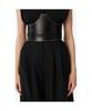 IROWOMEN Lanny Eyelet Obi Belt - Black