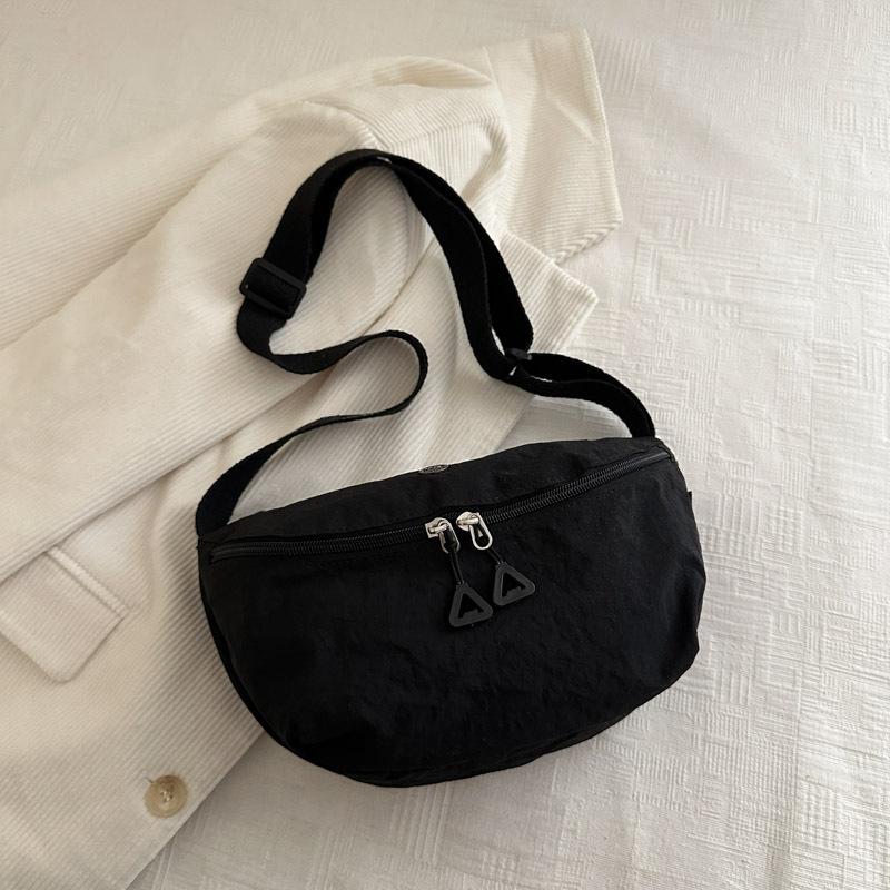 Minimalist Oxford Cloth Crossbody Bag for Women Stylish Chest Shoulder Pouch