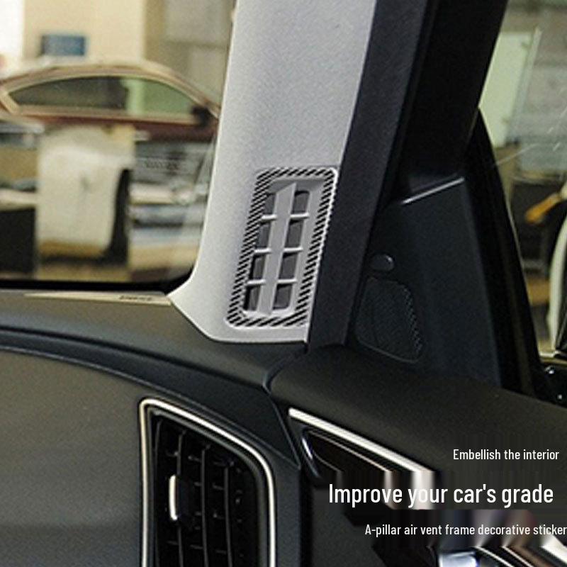 Infiniti Q50/Q60 Carbon Fiber A-Pillar Air Vent Trim Stickers