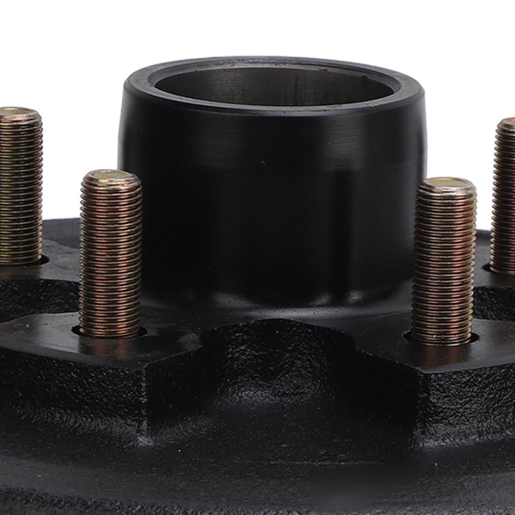 10 Inch Trailer Brake Hub Drum 5 Bolts Heavy Duty 5 On 4.5in Brake Hub Assembly for 3500 Lbs Trailer Axles Without Bearing Kit