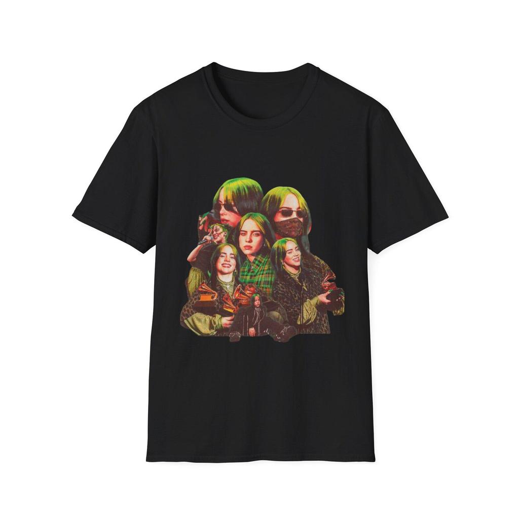 Billie Eilish Retro Rap Tshirt Billie Einish Hip Hop Tshirt Billie Eirish Merch Music Enthusiast Gift Mens Street Wear Y2K