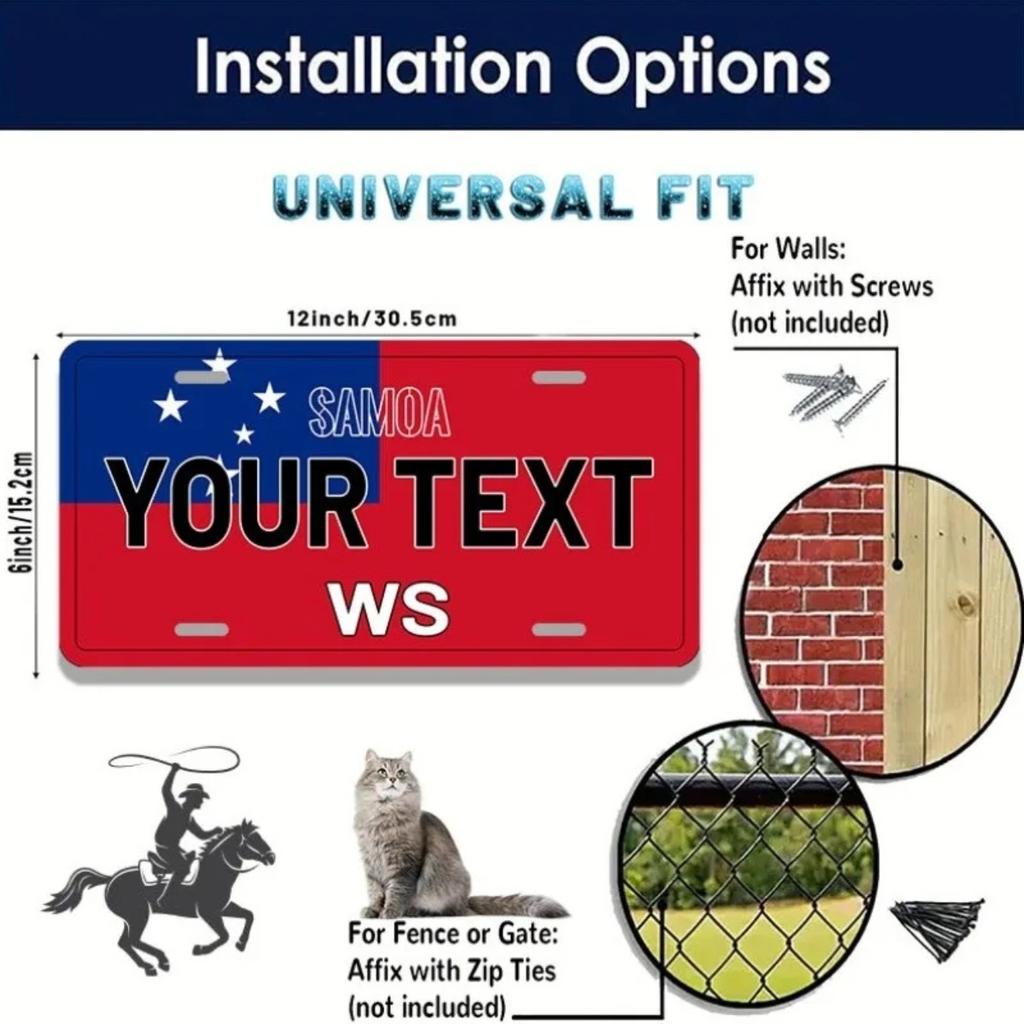 Custom Metal Tin Sign Retro Poster Bar Man Cave Garage Indoor Outdoor Wall Decor