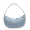Chic Blue Casual Underarm Bag Fashionable Unique Aesthetic For Everyday Use