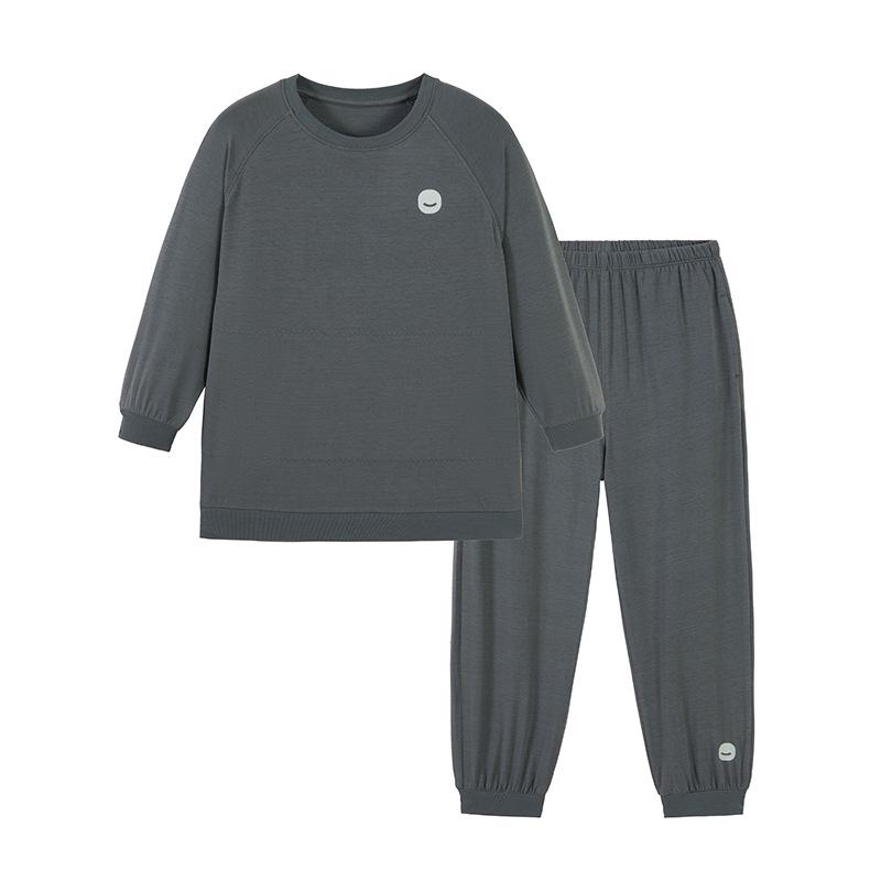 Spring & Summer Lyocell Pajamas - Unisex Children's Loose-Fit Belly Protection for Teens