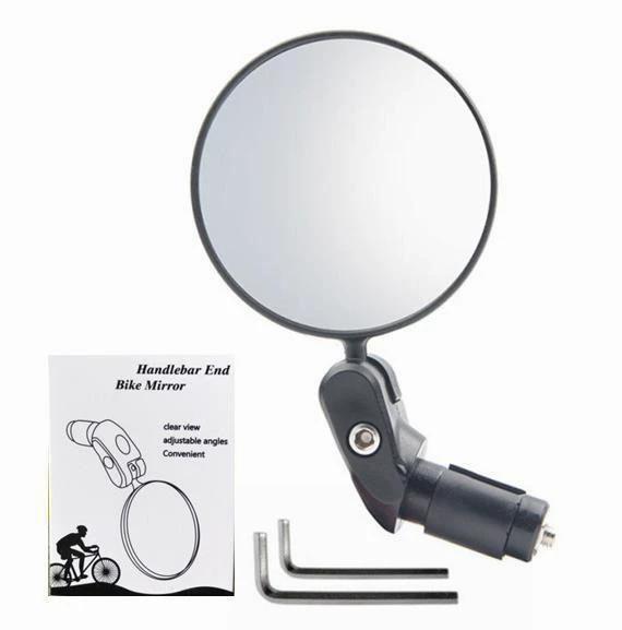 Fahrrad-Rückspiegel 360° Dreheinstellung für Motorrad Elektrofahrrad Lenker Reflektierender Spiegel Zubehör