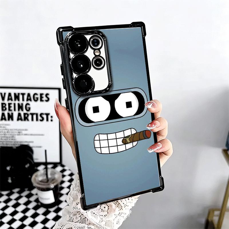 Cartoon Funny F-Futuramas Soft Phone Case For Samsung Galaxy S26 Ultra S25 Edge S24 FE S23 Plus S22 S21 + S20 Plating Anti-Fall