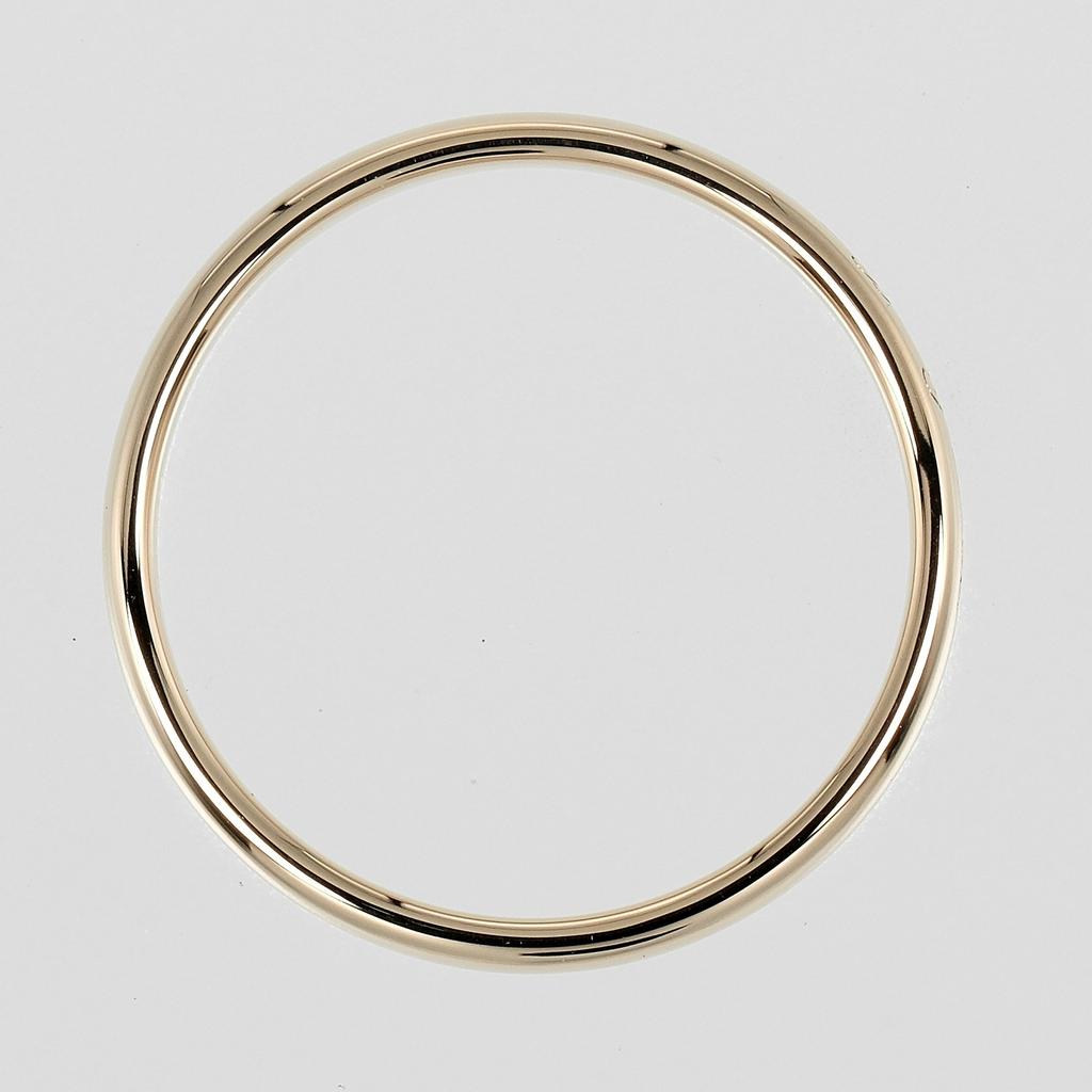 TIFFANY&Co. Notizen Lucida Ring K18 Roségold #9,0(US-Grösse) 3,2g Herren Gebraucht