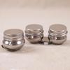 Double Dipper Painting Pots Container Palette Cup Metal Pallete Cup Oil Paint Pots Art Supplies for Drawing