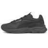 Rs-Connect Mono Round Toe Lace-Up Low-Top Dad Sneakers Unisex Sneakers Black 375151-02