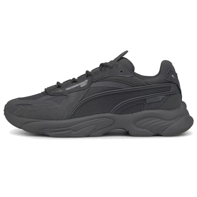 Puma Rs-Connect Mono Round Toe Lace-Up Low-Top Dad Sneakers Unisex Sneakers Black 375151-02