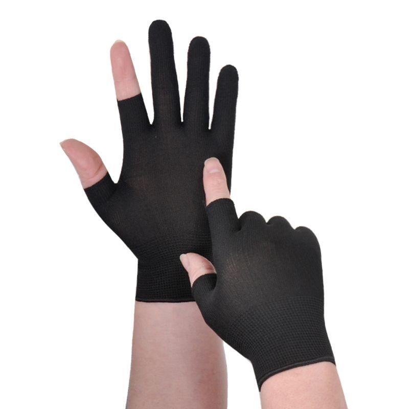 

Трудовое страхование Девушка Ни Лунцай Чай Экспресс-доставка Пальцы наполовину 5 pairs of black All yards