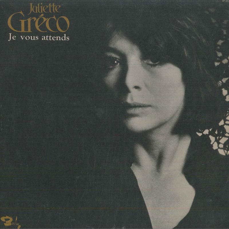 

LP Record JULIETTE GRECO - Je Vous Attends GP357 BARCLAY 1975 Japan Pop Used