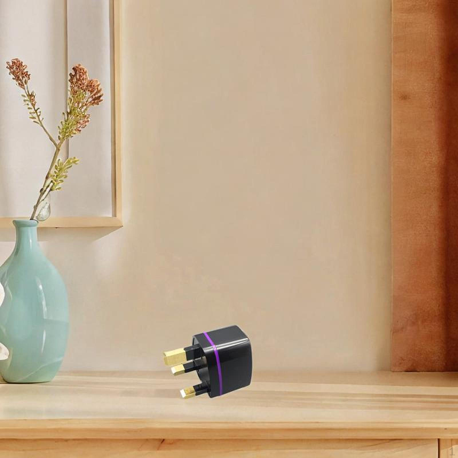 

Конвертер розетки ЄС Універсальний адаптер для подорожей Сінгапур/Великобританія/Малайзія// Європа чорний