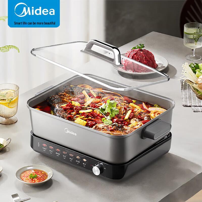 Midea 8L Multi-function Electric Hot Pot CN plug (adapter included)