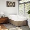 VidaXL Bed Frames Without Mattress Cappuccino 100x200 Cm Faux Leather 3284547