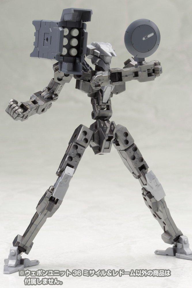 KOTOBUKIYA M.S.G Modeling Support Goods Weapon Unit 36 Missile & Radome, Approx. 48mm Long, Non-Scale Plastic Model