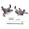 Aluminum Rear Sets Pedals Footpegs Footrest For Kawasaki Z900 Z 900 2021 2022