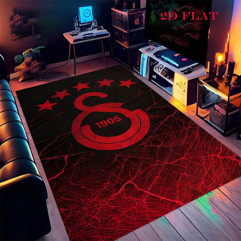 Galatasaray Vibe Carpet Rug for Living Room Bedroom Home Sofa Decoration,Kids Play Nonslip Floor Mat