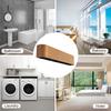 Coat Rack Wall Mount Wall Mounted Coat Hanger Rack With Hooks No-Drill Organizer Wooden Clothing Hanger For Household Bag Keys