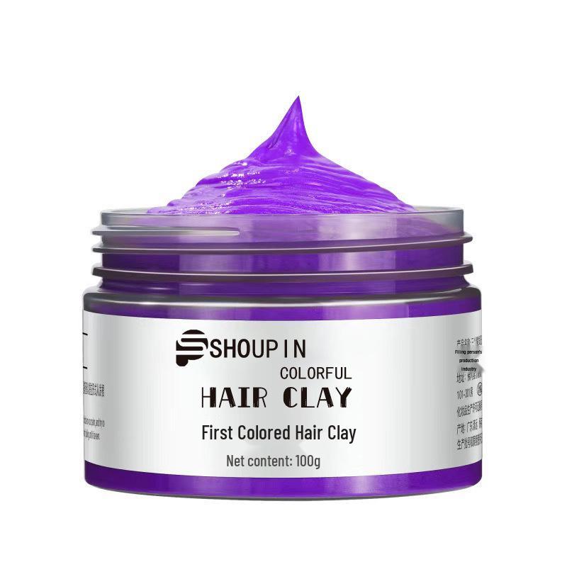 Grandma Grey Hair Clay: Silver Grey Soft Hair Wax for Men & Women, Multi-Color Options for Shaping and Styling