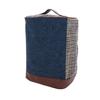 Marushin Shoe Bag 0415008100 Cobalt Herringbone