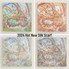 2024 Hermes Dream High Mulberry Silk Scarf: 90cm Large Square for Ladies
