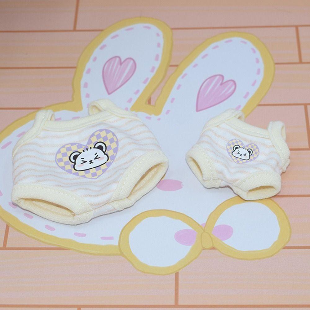Pajamas 10-20CM Doll Clothes Handmade 10-20CM Doll Plush Toys Clothing  Children Toys