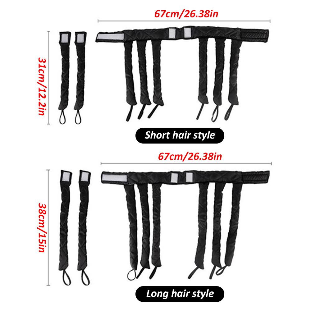 Head Mounted Detachable Octopus Curling Iron Sponge Heatless Sleeping Curler Comfortable Adjustable Curling Styling Tool