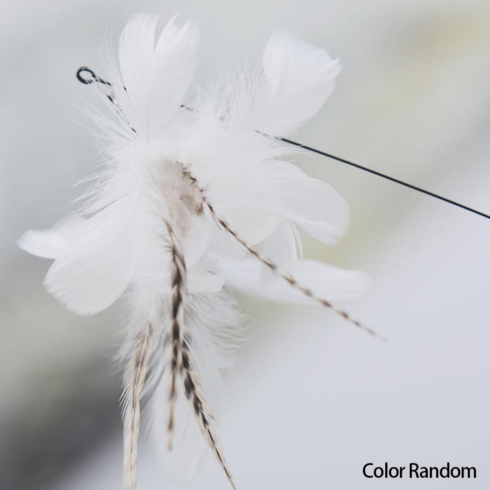 

1PC Replacement Feather for Cat Teaser Stick Cat Supplies Replacement Feather