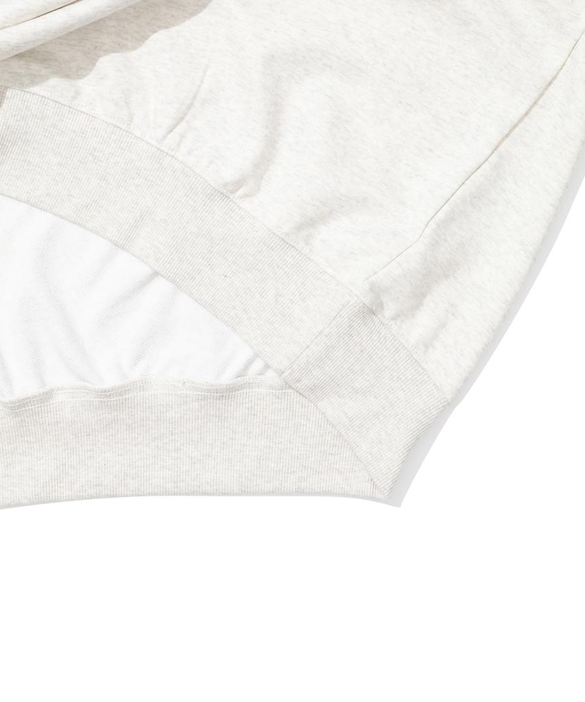 COLUMBIA UNIVERSITY Crack Logo S/S Sweatshirts Oatmeal