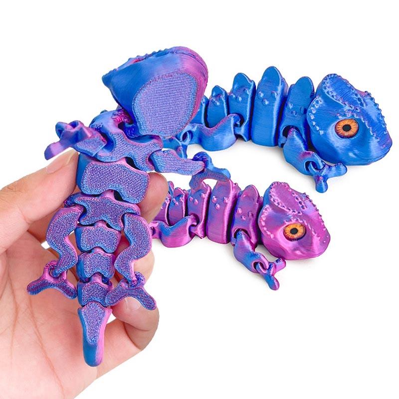 Hochwertig 14cm Hochwertig 3D Hochwertiger Druck Hochwertiges Chamäleon Hochwertige Figuren Mehrgelenkig Hochwertig Beweglich Hochwertig