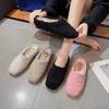 Fashion Luxury Lambwool Moccasins Femme Curly Sheep Fur Flats Woman Warm Plush Loafers Winter Cotton Shoes Women Furry Snow Boot Mules