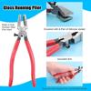 Glass Cutting Tool Set Glass Nipper Running Plier for Stained Glass .Y1QB