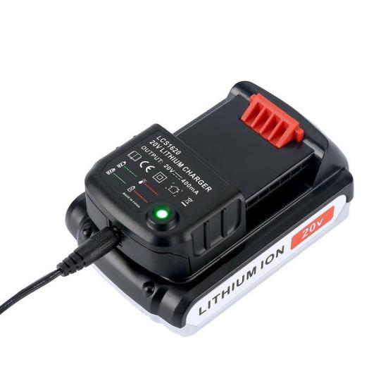 20V LCS1620 Lithium Battery Charger for All Black & Decker LB20 LBX20 LBX4020