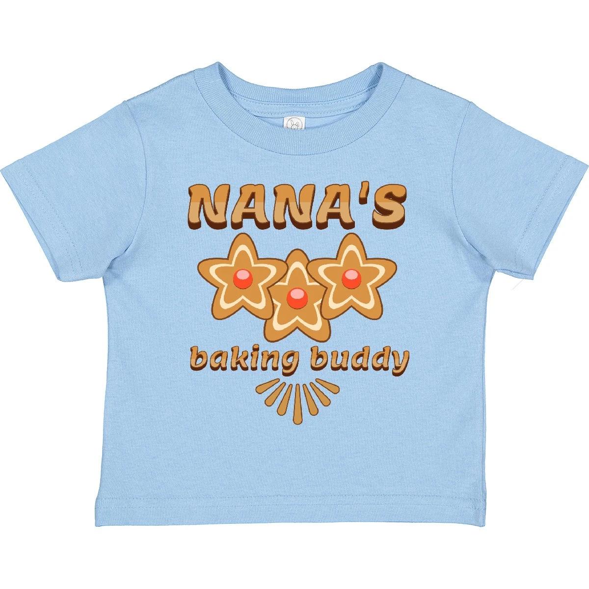Inktastic Nanas Baking Buddy Grandchild Toddler T-Shirt Grandson Granddaughter 100
