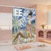 Aya Takano 1 Piece Of 150x180cm Printed Shower Curtain Partition Bathroom Waterproof And Mold Resistant