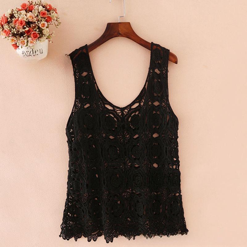 

Весна и лето хлопковый алый жилет женский летний новый свободный ретро литературный однотонный жилет без рукавов топ One size чёрный