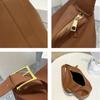 Large Capacity PU Leather Shoulder Bag Casual Commuting Underarm Bag Trendy Women's Tote Messenger Bag