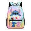 Stitch Cartoon Backpack Kids Digital All-Over Print School Bag Unisex Lightweight Dual Strap