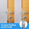 Heavy Duty Foot Operated Door Block Aluminum Zinc Zinc Alloy Kick Down Door Stopper  Bedroom