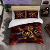 Lyon FC Themed Bedding 3Pcs Duvet Cover Set Decorative Bed Linen For Teen Room Home Decoration