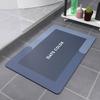 Silica Diatomite Floor Mat Kitchen Entryway Non-Slip Absorbent Easy Clean Modern Minimalist Rectangle
