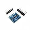 4-Channel Logic Level Converter Module Bidirectional 3.3V-5V Shifter with Headers (Need Solder) for I2C SPI UART